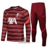 Liverpool Trainings Sweatshirt Pak 2021-22 Rode - Heren